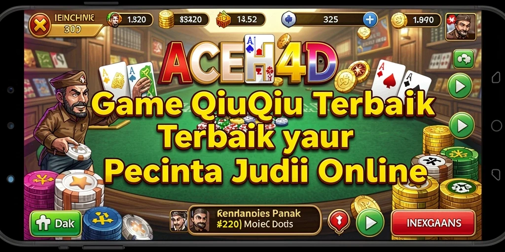Tampilan gameplay seru dari ACEH4D dalam permainan QiuQiu.
