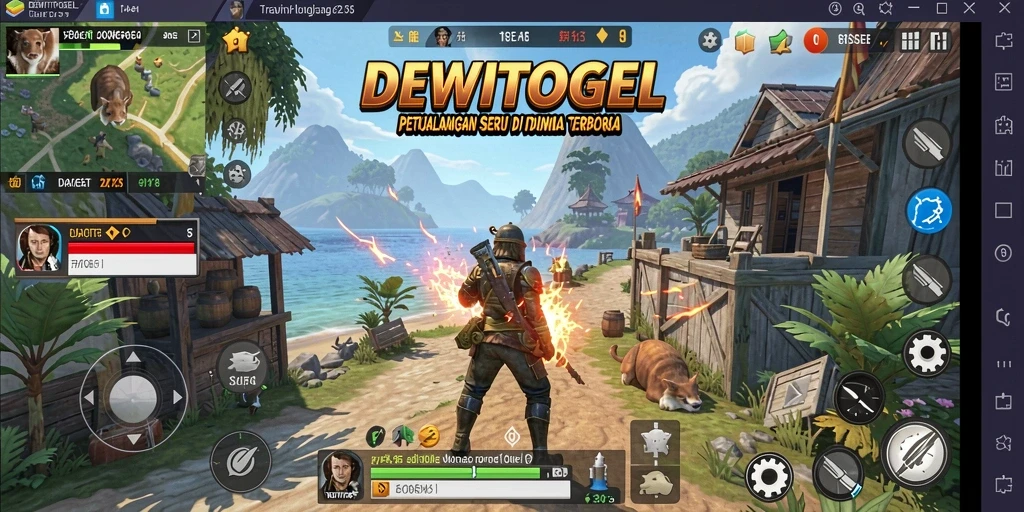 Screenshot menampilkan gameplay seru di dunia terbuka DEWITOGEL.