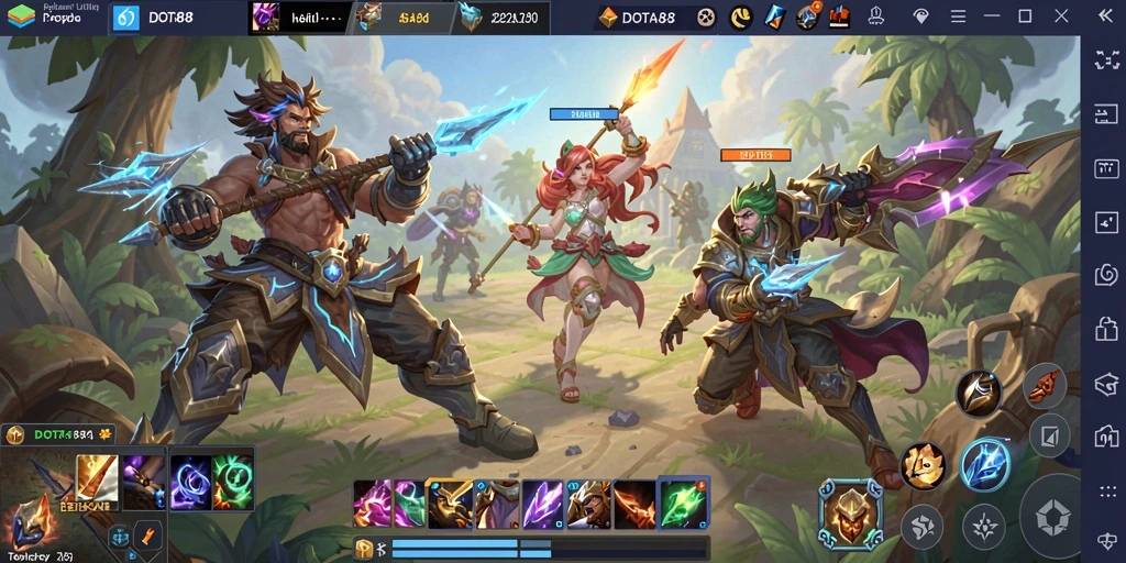 Tampilan antarmuka DOTA88 yang sederhana dan fungsional.