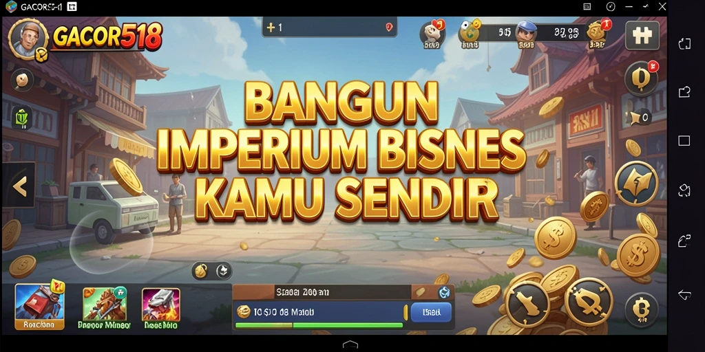 Tampilan menarik dari gameplay GACOR518 yang penuh strategi Tycoon.
