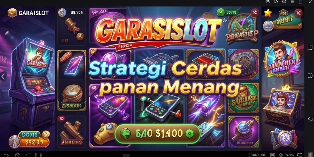 Screenshot utama GARASISLOT menampilkan aksi strategi yang mendebarkan.
