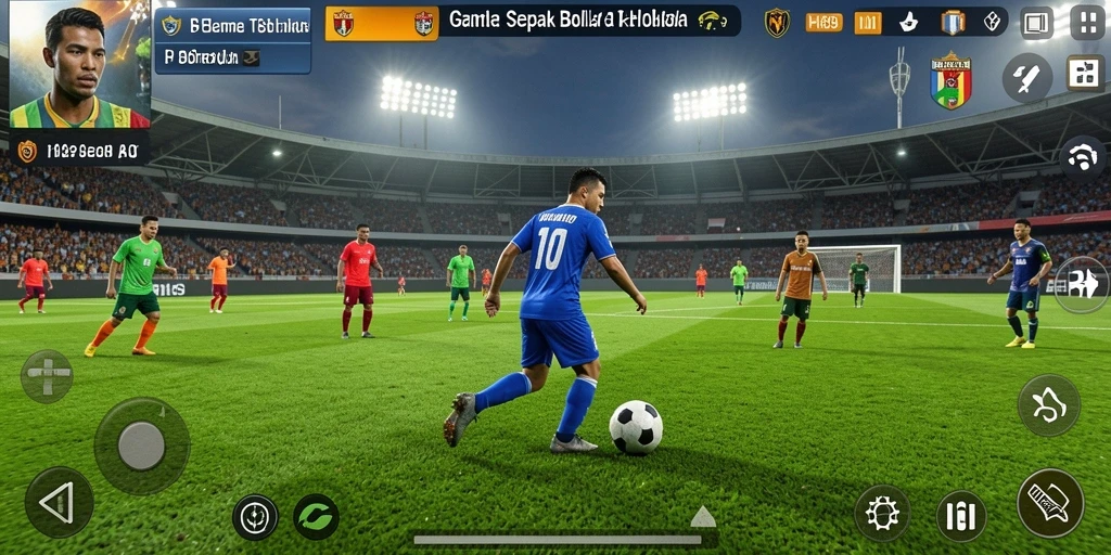 Gameplay seru di H89 dengan aksi sepak bola yang mendebarkan.