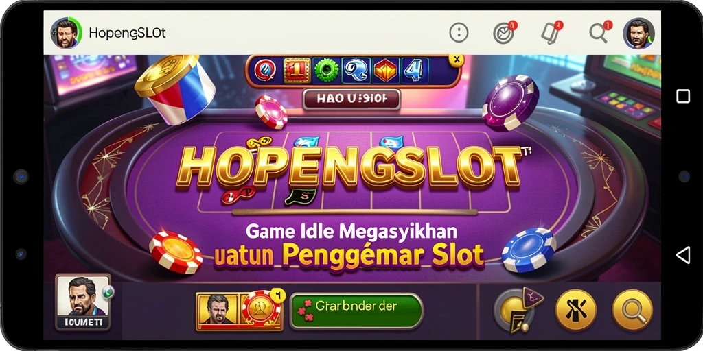 Tampilan seru gameplay HOPENGSLOT dalam mode Idle.