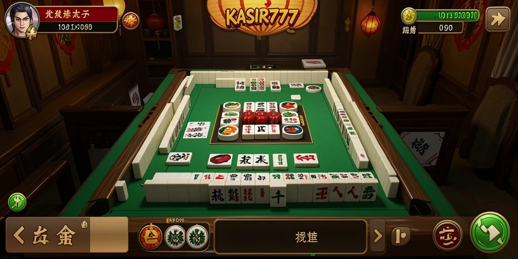 Tampilan gameplay KASIR777 yang menakjubkan dari permainan Mahjong.