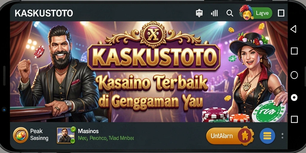 Tampilan gameplay menarik dari KASKUSTOTO dengan nuansa Kasino.