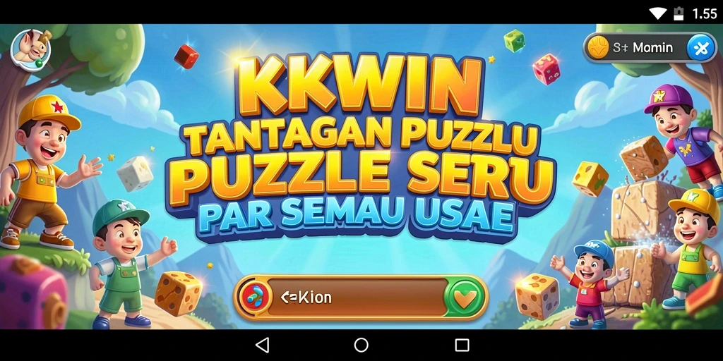 Gameplay seru KKWIN dengan tantangan puzzle yang memikat.