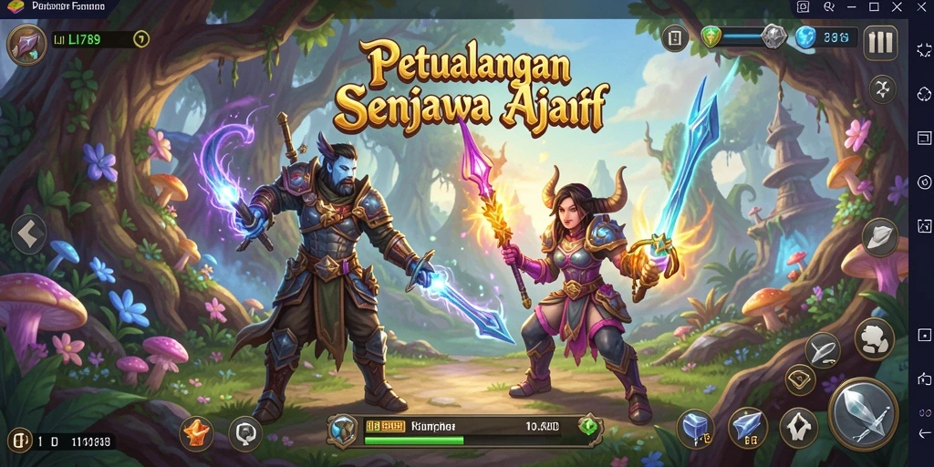 Screenshot menampilkan aksi intens di dalam game LI789.