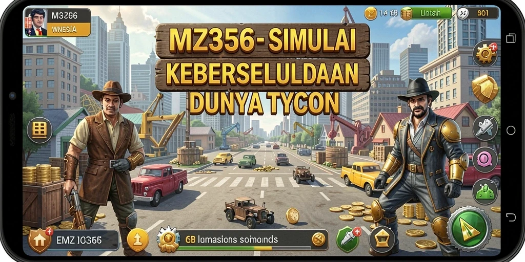 Tampilan gameplay MZ356 yang penuh tantangan dan strategi.