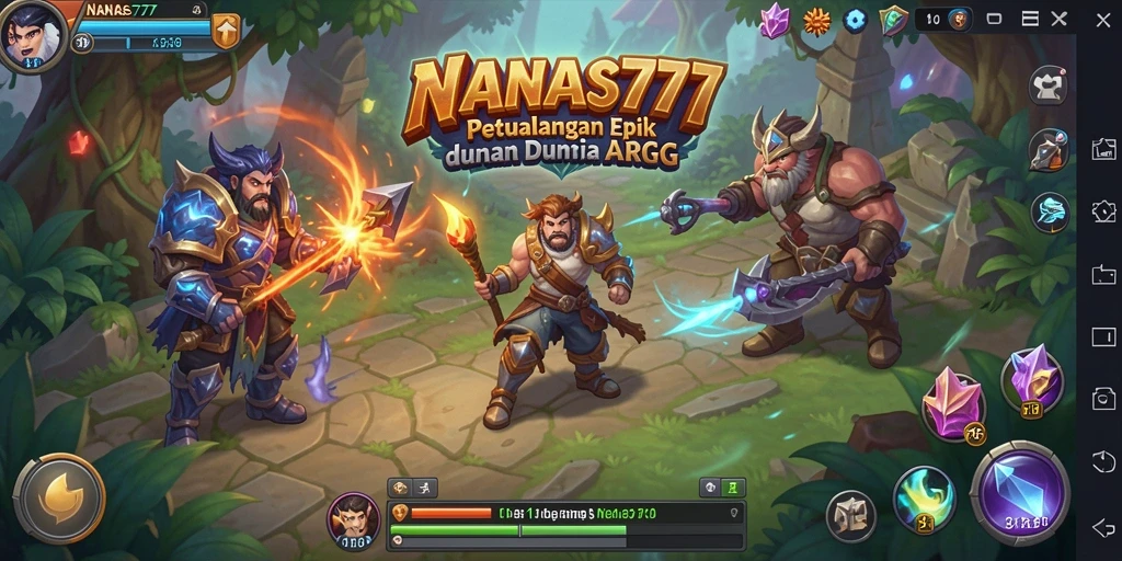 Tampilan gameplay NANAS777 yang seru dan penuh aksi.