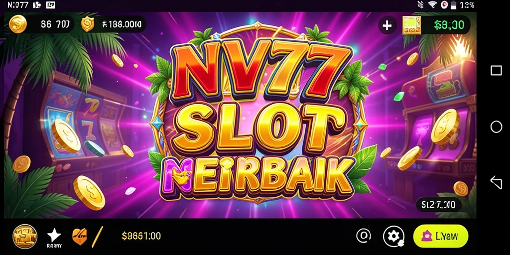 Gameplay slot NV77 yang menghibur dan penuh warna.