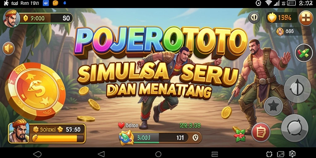 Tampilan gameplay seru dari POJEROTOTO yang menawarkan pengalaman simulasi mendalam.