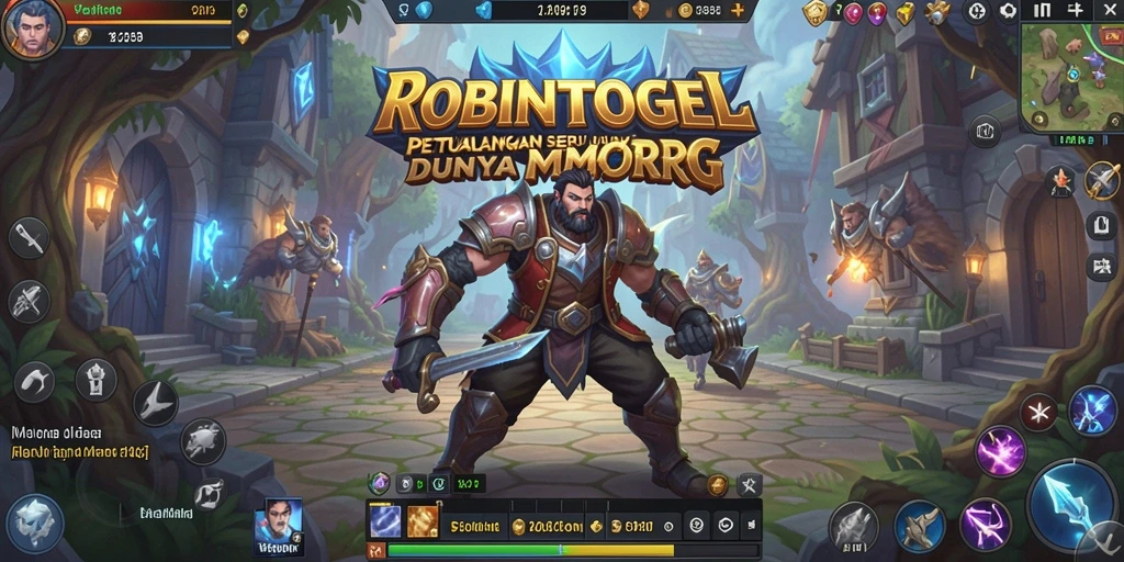 Tangkapan layar menunjukkan aksi seru dalam permainan MMORPG.