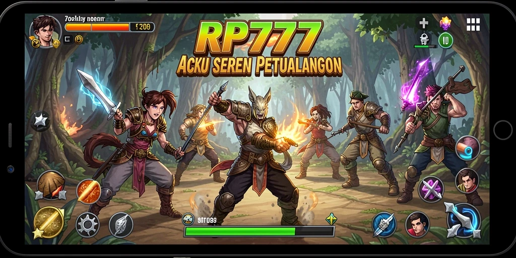 Screenshot gameplay RP777 yang penuh aksi dan tantangan.