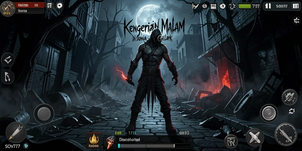 Gameplay menakutkan di SOV777 dengan atmosfer gelap dan mencekam.