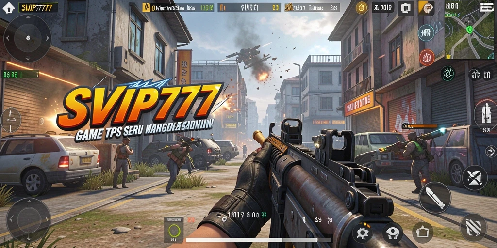 Tangkapan layar game SVIP777 menampilkan aksi pertempuran seru.