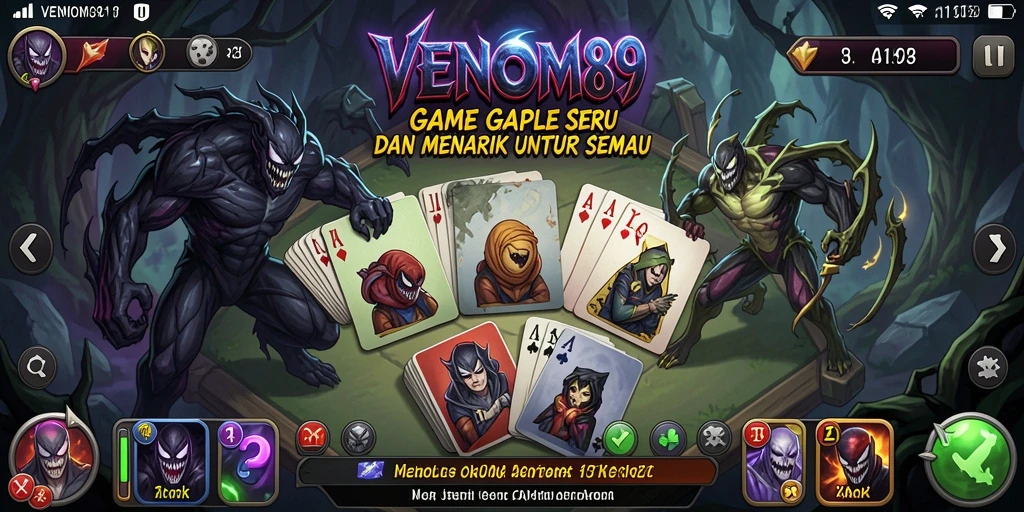 Gameplay seru dan interaktif dalam VENOM889.